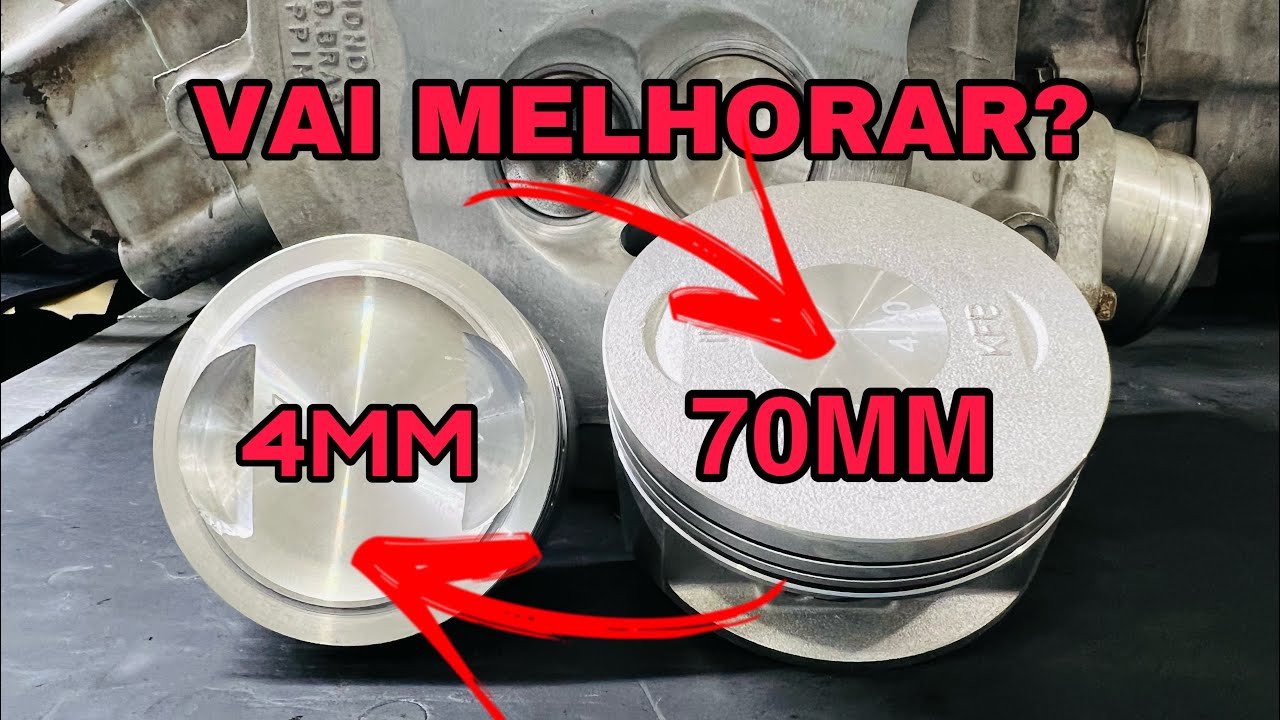 PISTÃO MENOR OU MAIOR ? QUAL ANDA MAIS !!!!!