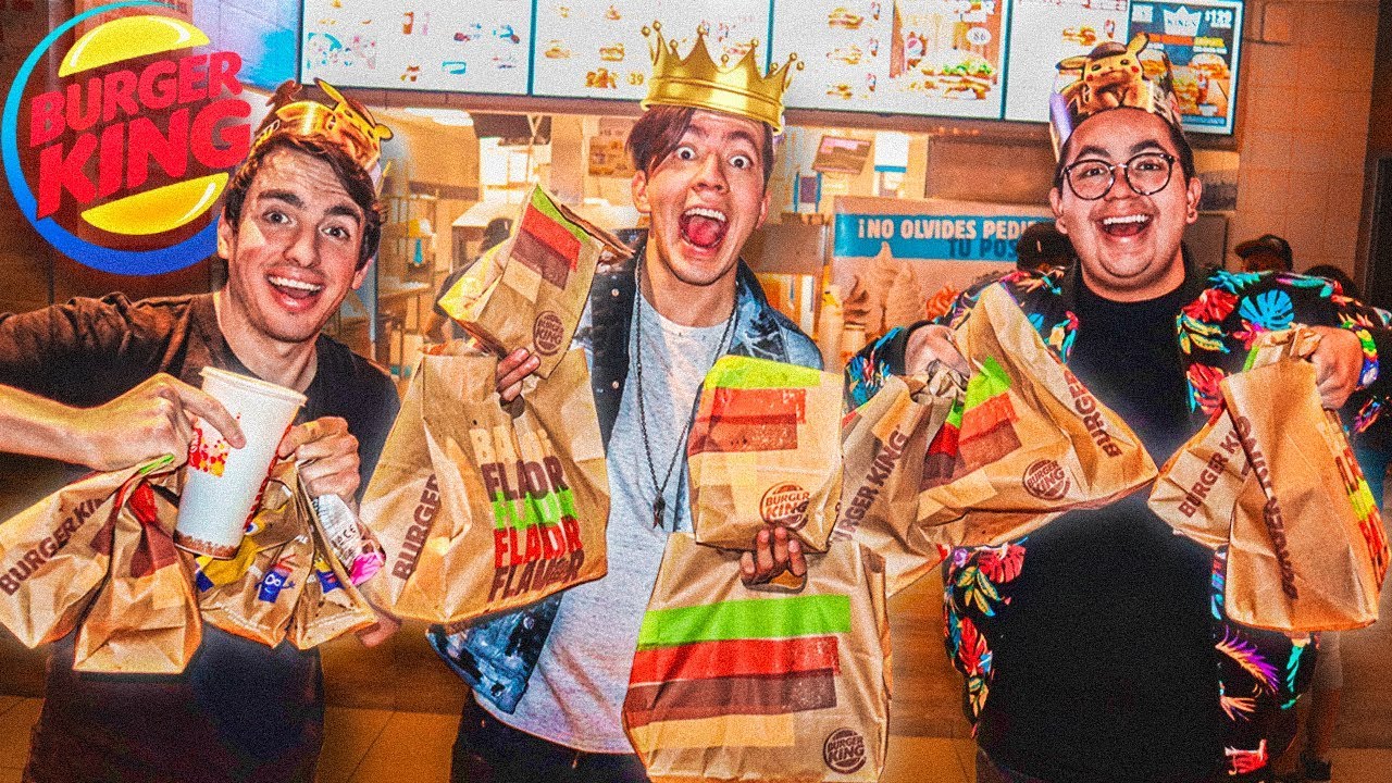 ORDENAMOS TODO EL MENÚ DE BURGER KING *FUIMOS TÍMADOS
