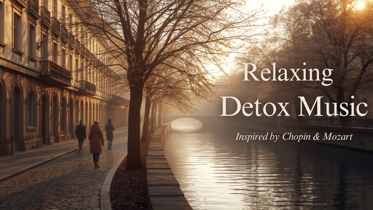 Relaxing Detox Music 🌿 Chopin & Mozart Inspired Classical Piano | European Morning Ambience