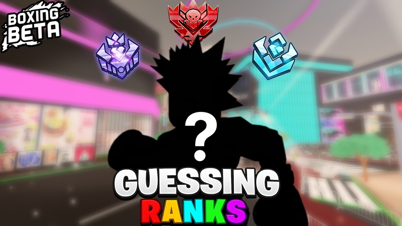 Guessing Your RANKS in Boxing Beta! (Roblox)