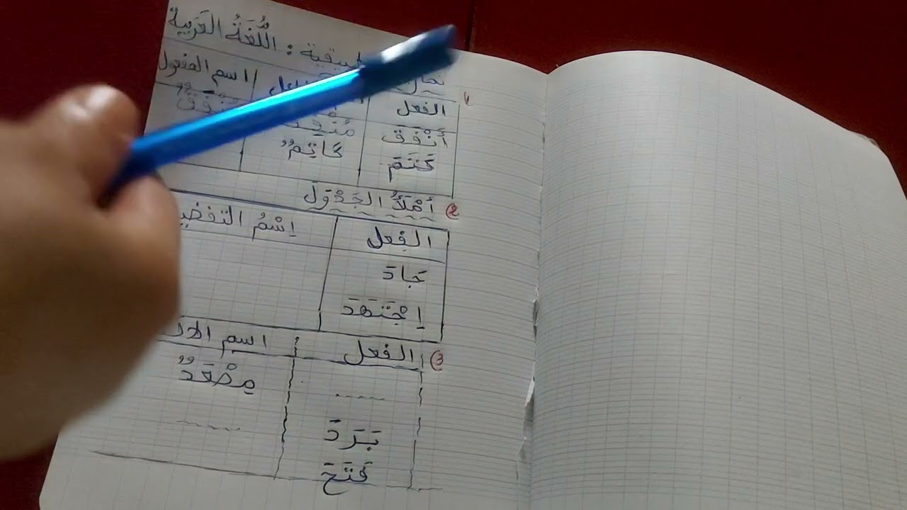 تمارين تطبيقية :اللغة العربية