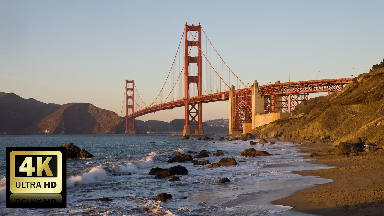 Walk USA Baker Beach San Francisco | Virtual walk | Top instagram location | Best beach