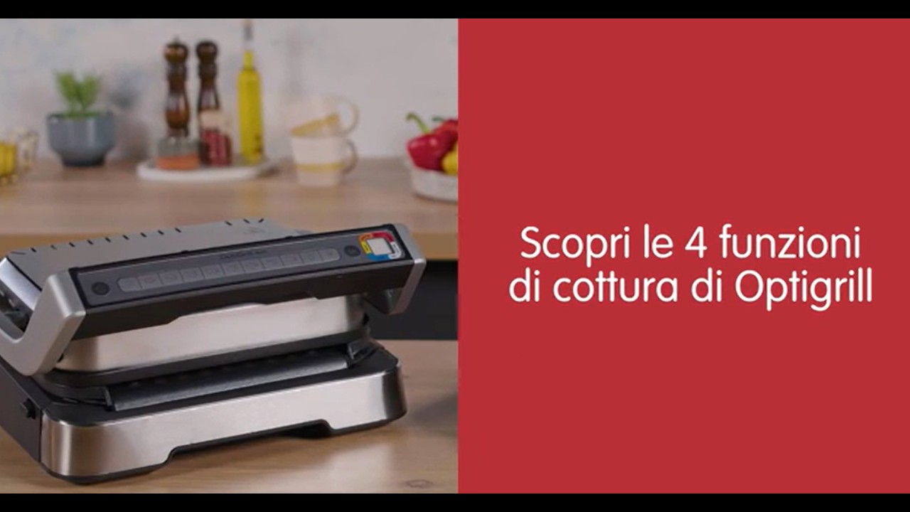 Moulinex Optigrill 4 in 1 - Scopri le 4 funzioni