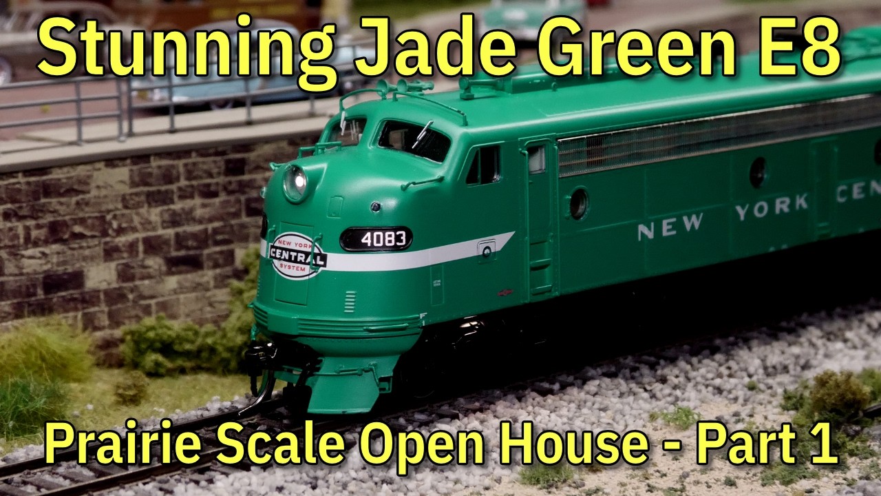Jade Green E8 Steals the Show! Mega Manifests at Prairie Scale Model Railroad – Part 1