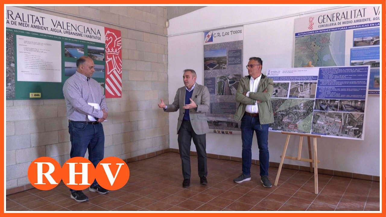 Barrachina visita l’electrificació de dos estacions de bombament del Canal Xúquer-Túria