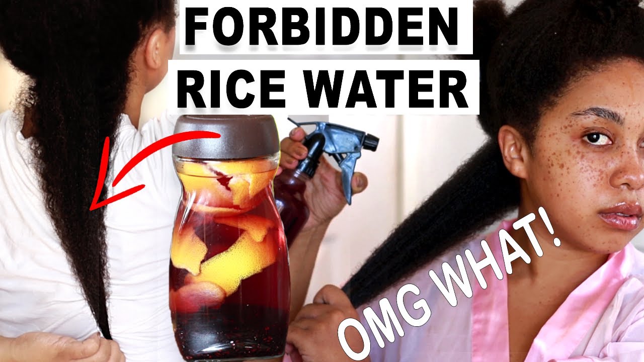 FORBIDDEN RICE WATER FOR EXTREME HAIR GROWTH GUARANTEED! HOW TO MAKE  RICE WATER FOR HAIR GROWTH
