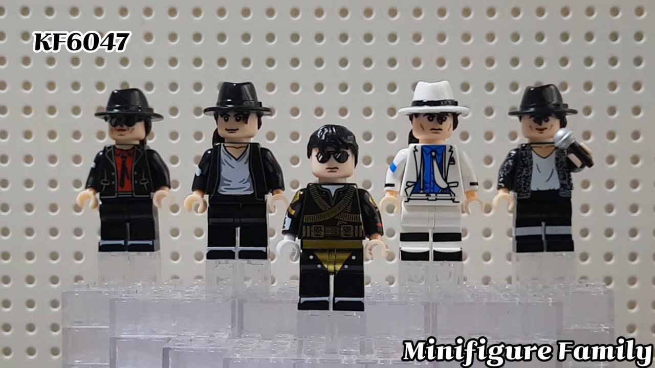 LEGO KF6047 Michael Jackson minifigures|Unofficial lego