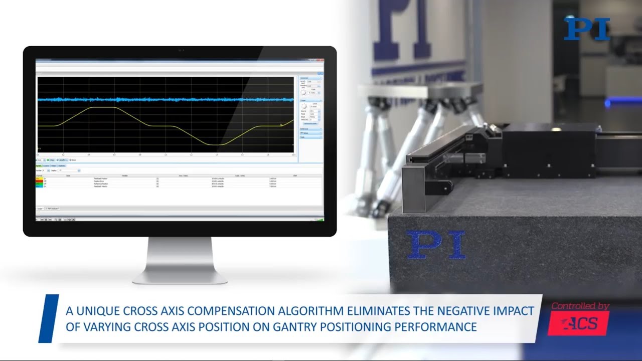 XYZ-Theta Gantry Control & Input Shaping—Advanced Algorithms, Multi-Axis Control in Automation | PI