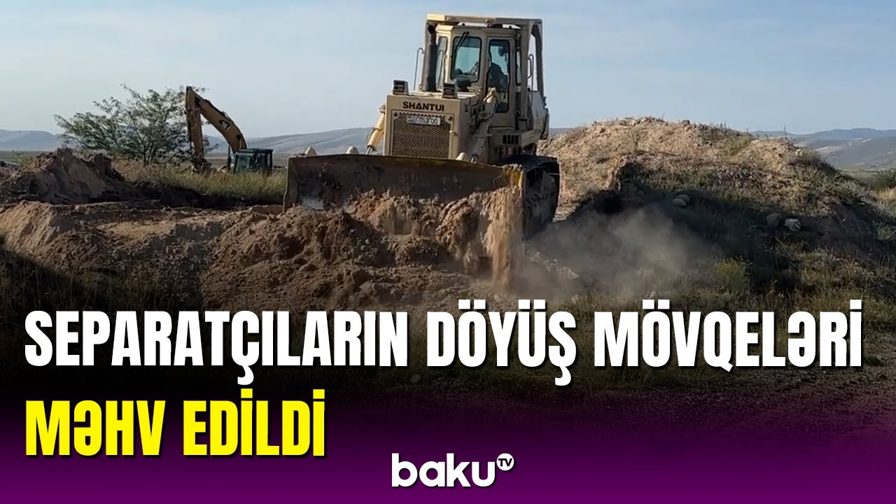 Separatçıların qalıqları Qarabağdan təmizlənir: Müdafiə Nazirliyi yeni görüntülər yaydı