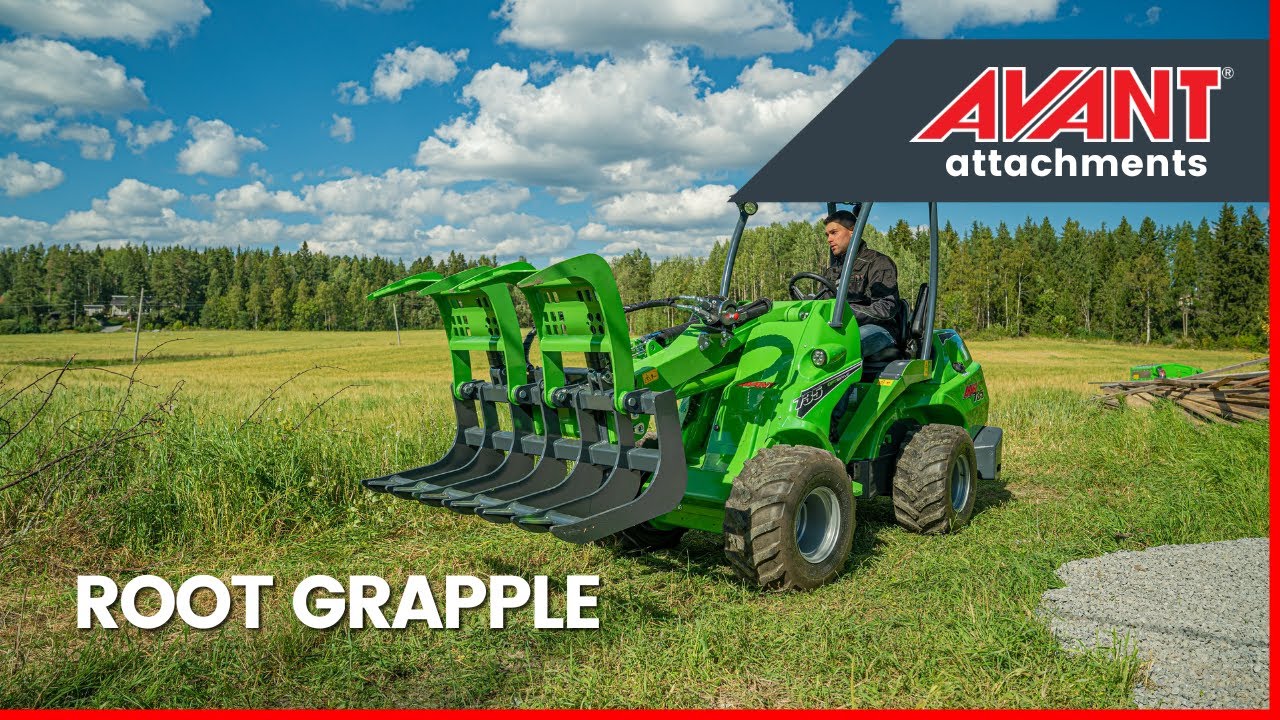 Avant attachments: Root grapple