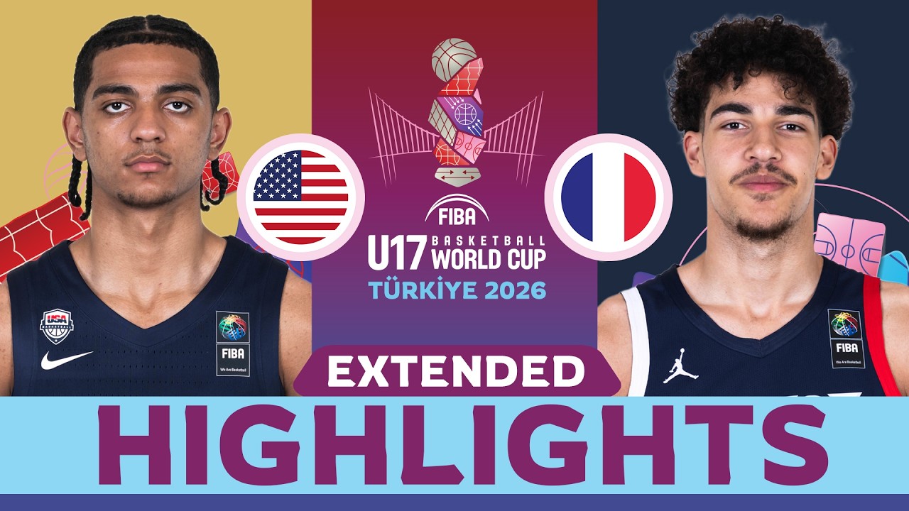 United States 🇺🇸 send message with big opener win vs. France 🇫🇷 | HIGHLIGHTS | #FIBAU17 World Cup
