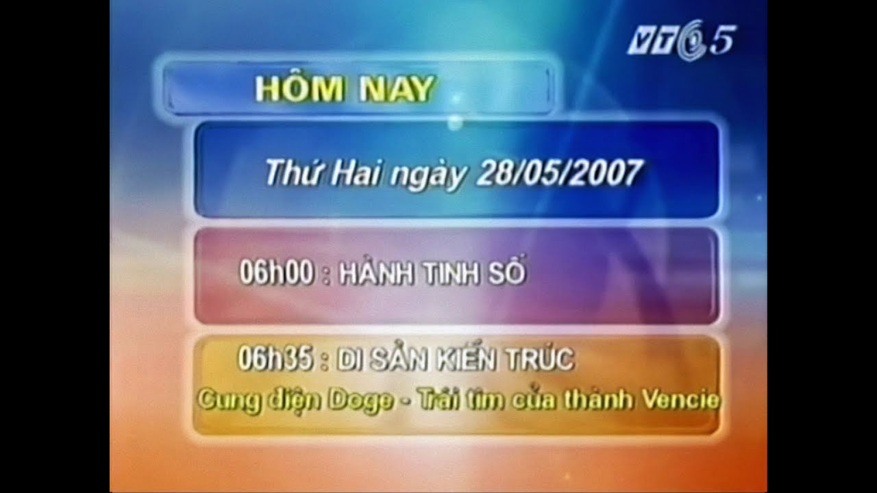 VTC5 - GTCT Hôm nay (28/5/2007)