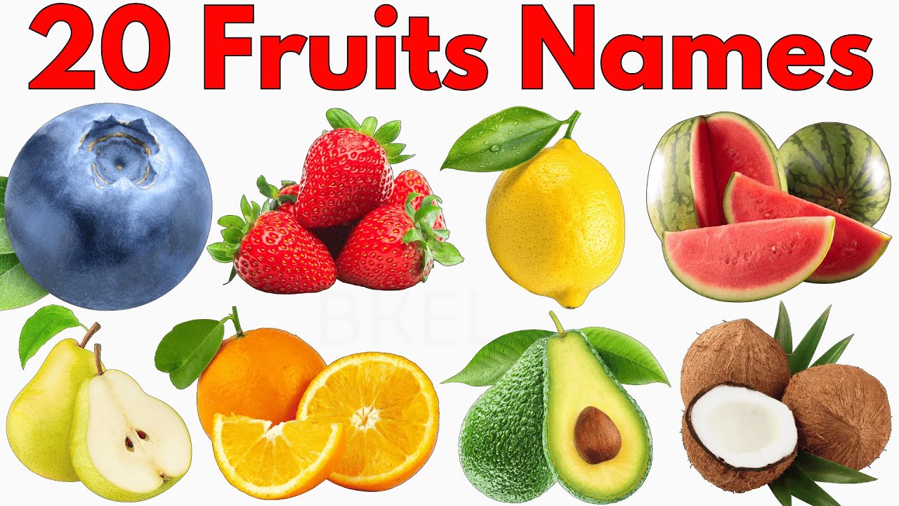 🍎 Fruits for Kids | Learn Fruit Names & Colors | Preschool Learning Video