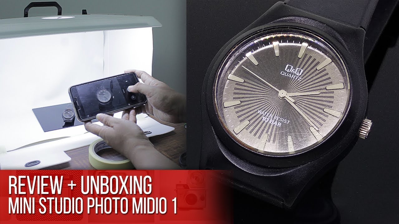 REVIEW MINI STUDIO PHOTO MIDIO 1 + UNBOXING #CAMERACORNER