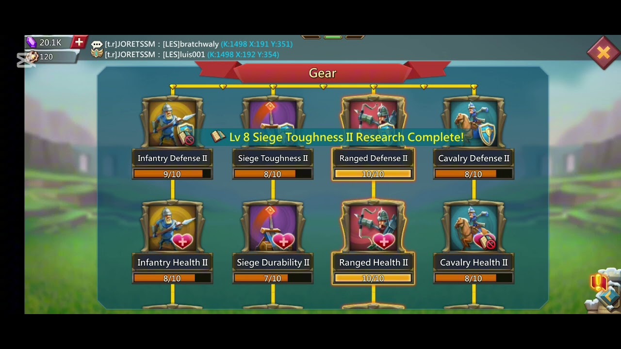 Lords Mobile T5 Opening & Training