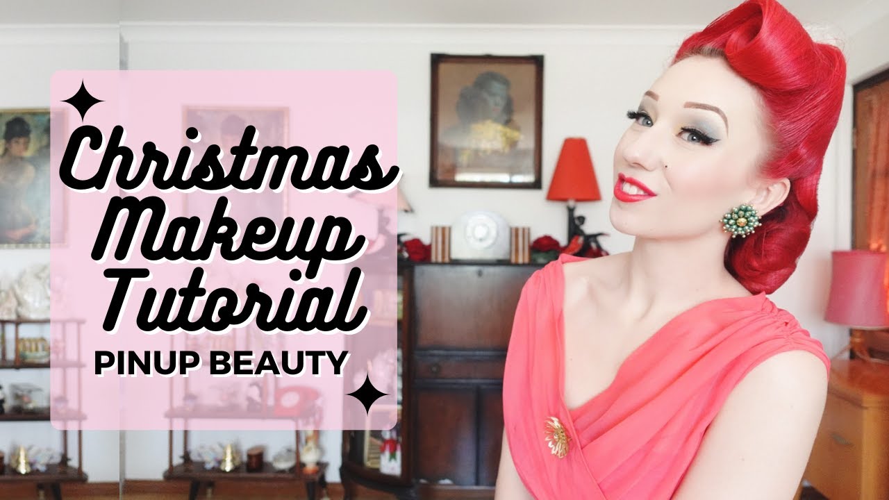 Pinup Christmas Makeup Tutorial With Miss Lady Lace