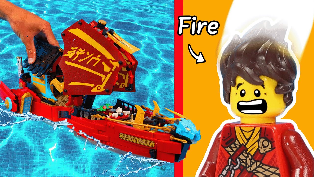 LEGO Ninjago Sets vs NATURE