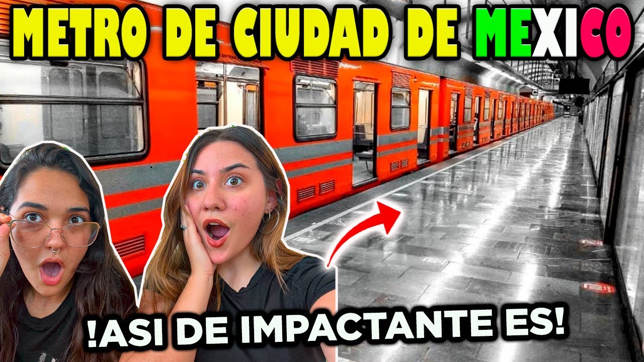 🇨🇺CUBANA por PRIMERA VEZ SOLA EN EL METRO de CIUDAD de 🇲🇽MEXICO
