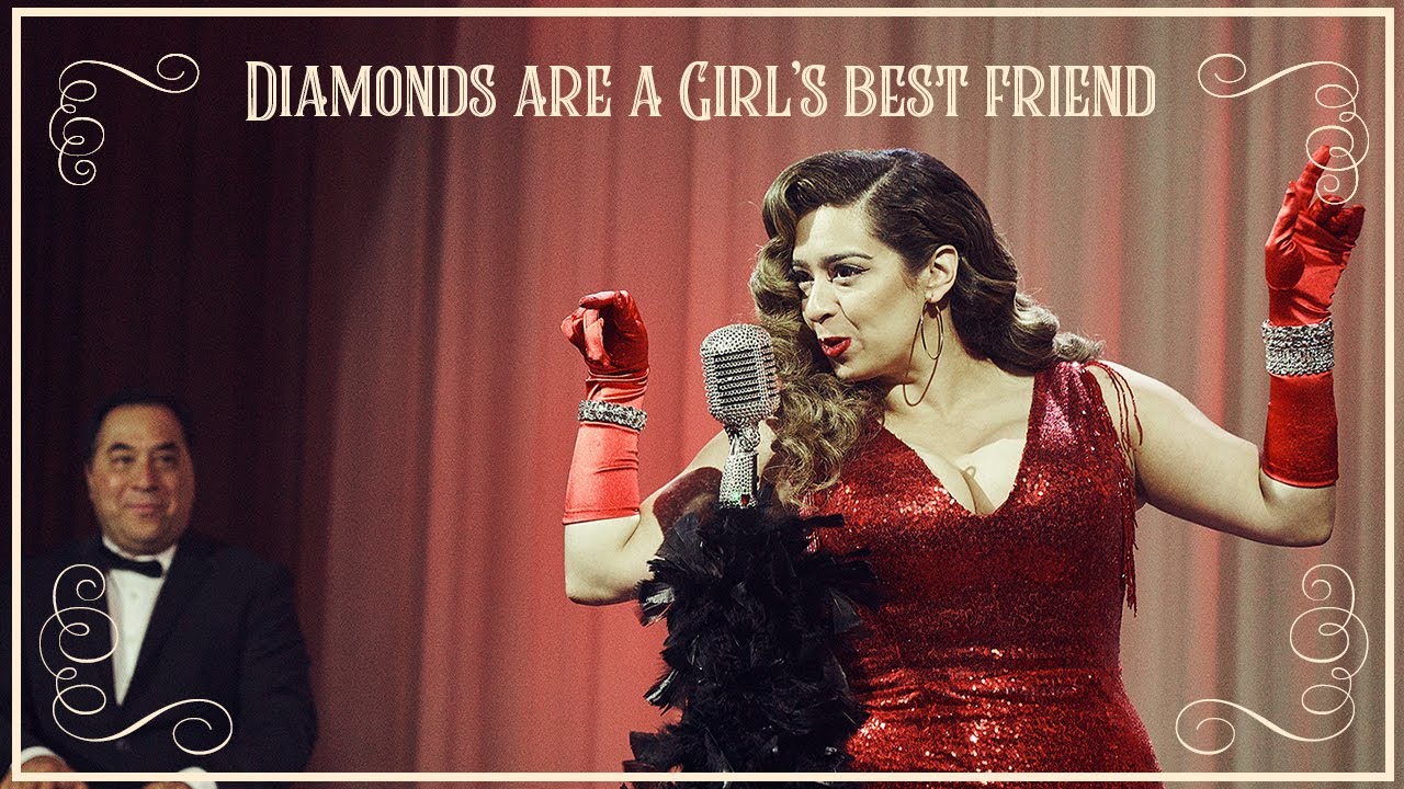 Diamonds Are a Girls Best Friend - Marilyn Monroe Jazz Cover (The Amanda Castro Band)