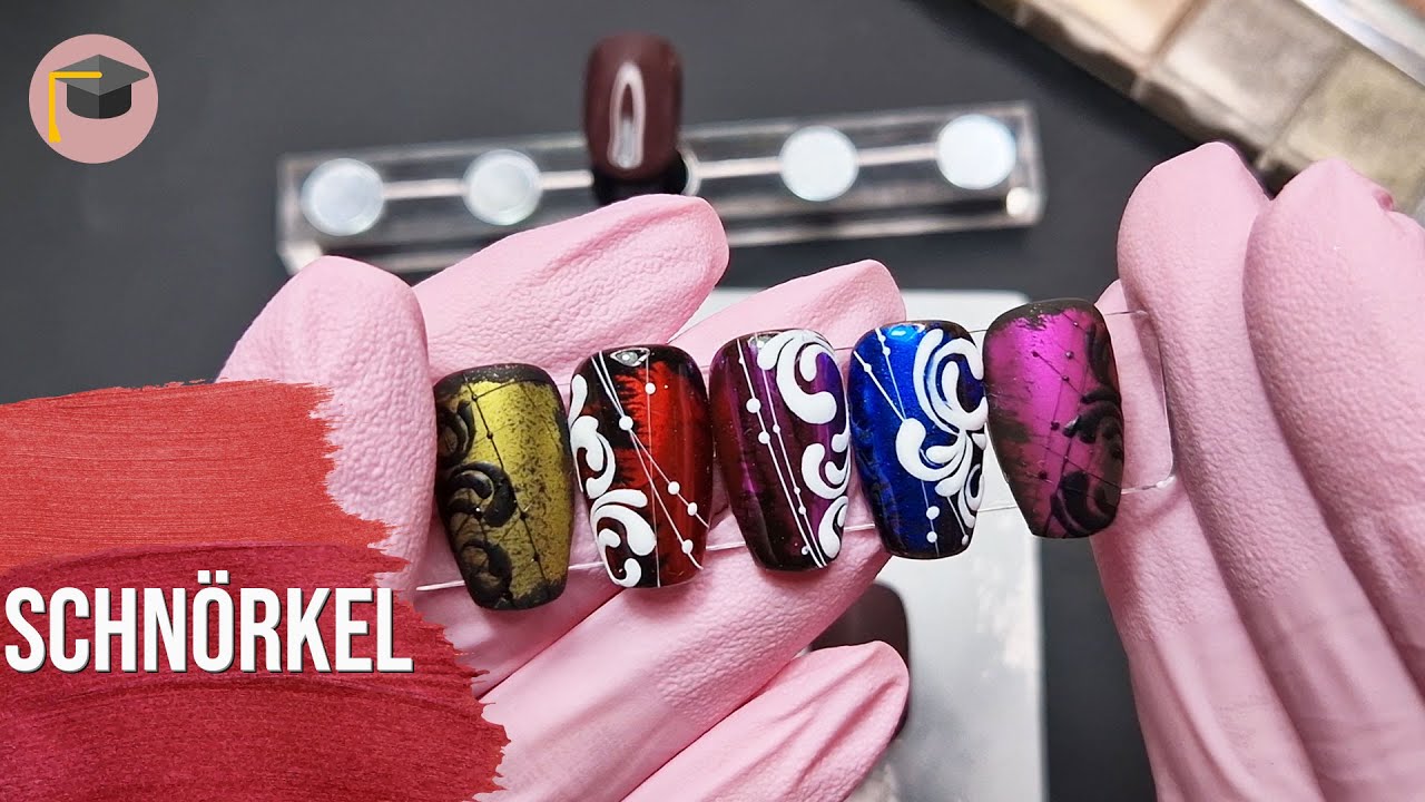 Schnörkel richtig malen & Design Idee | Tutorial 140