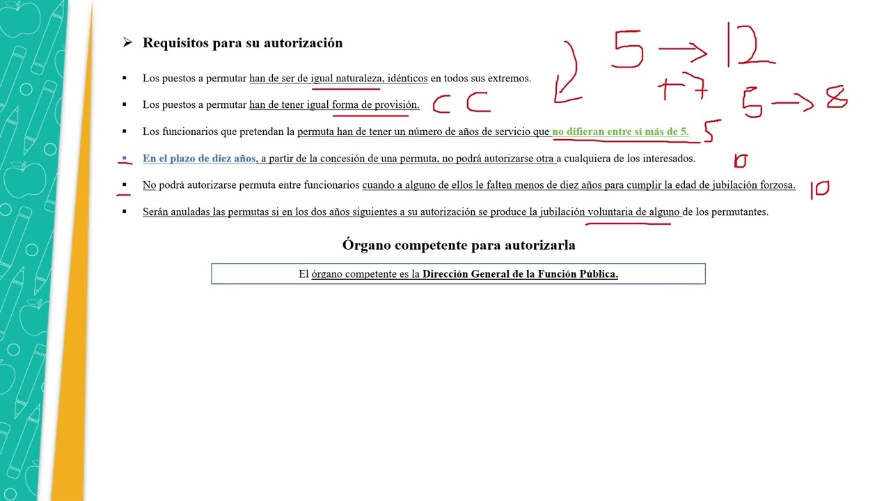 Permuta de los funcionarios públicos