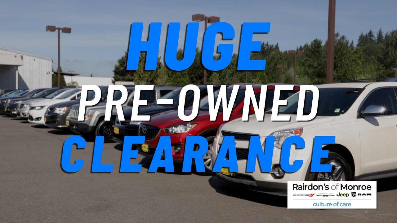 Preowned Clearance | 2.99% APR Available* | Rairdon's of Monroe