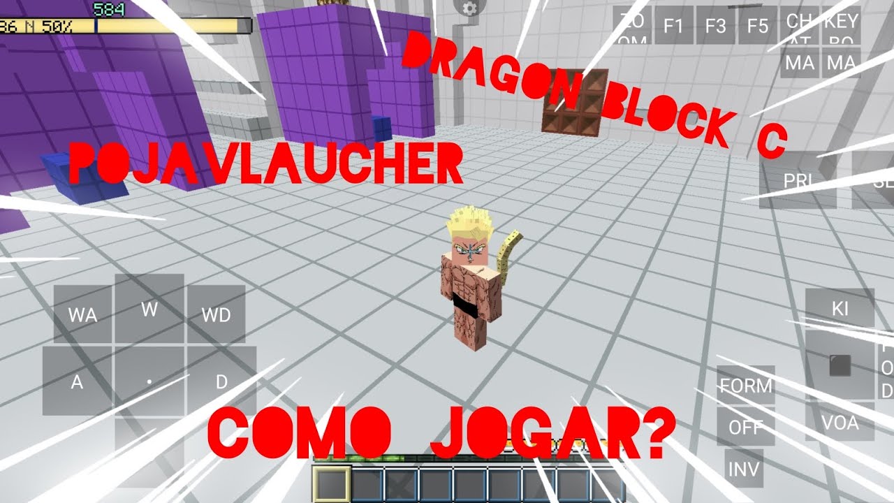 Como jogar dragon block c pelo celular