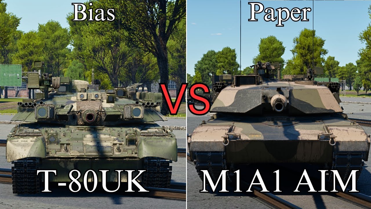 war thunder Comparison M1A1 AIM or T 80UK