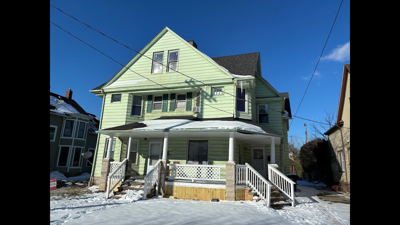 Great Investment! Large Side by Side Duplex In Cleveland's Clark Fulton Neighborhood