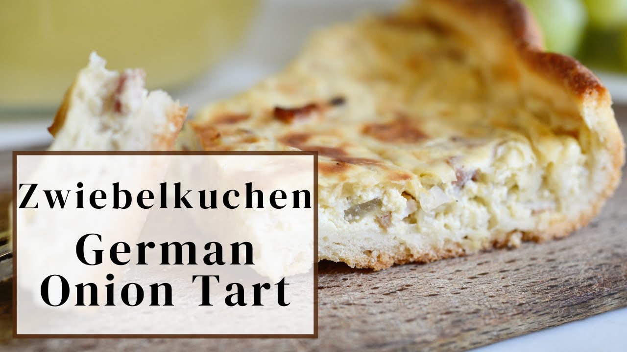 German Onion Pie - Zwiebelkuchen - Recipe