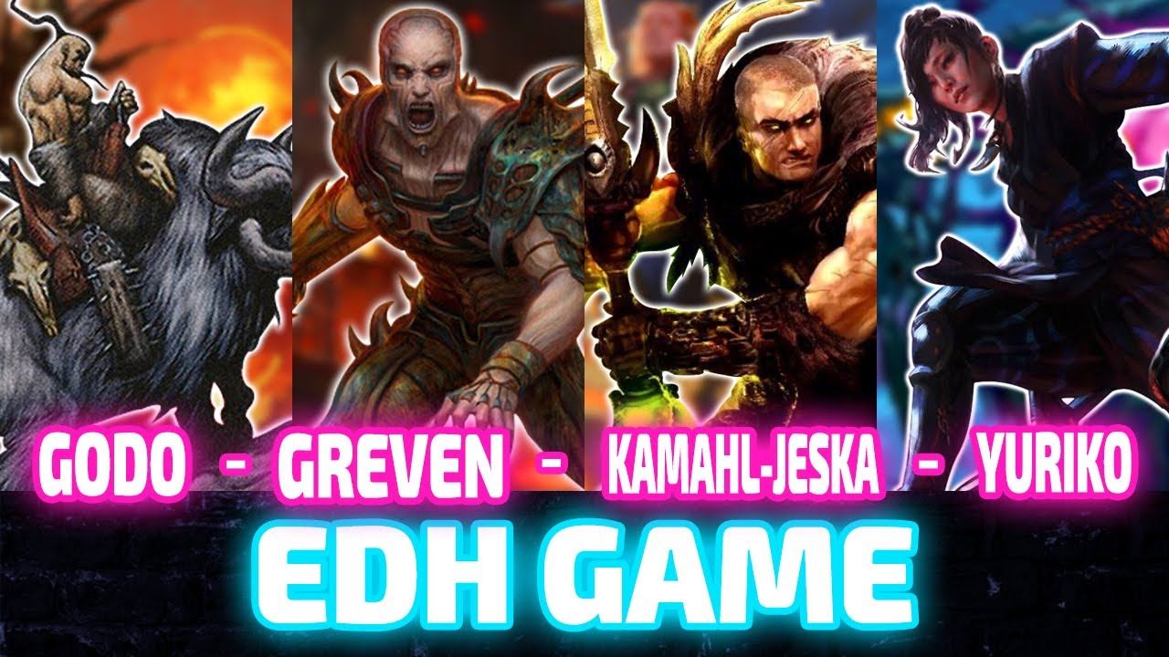 Годо против Гревена против Камаля // Джеска против Юрико [EDH/Commander, Magic The Gathering Game...