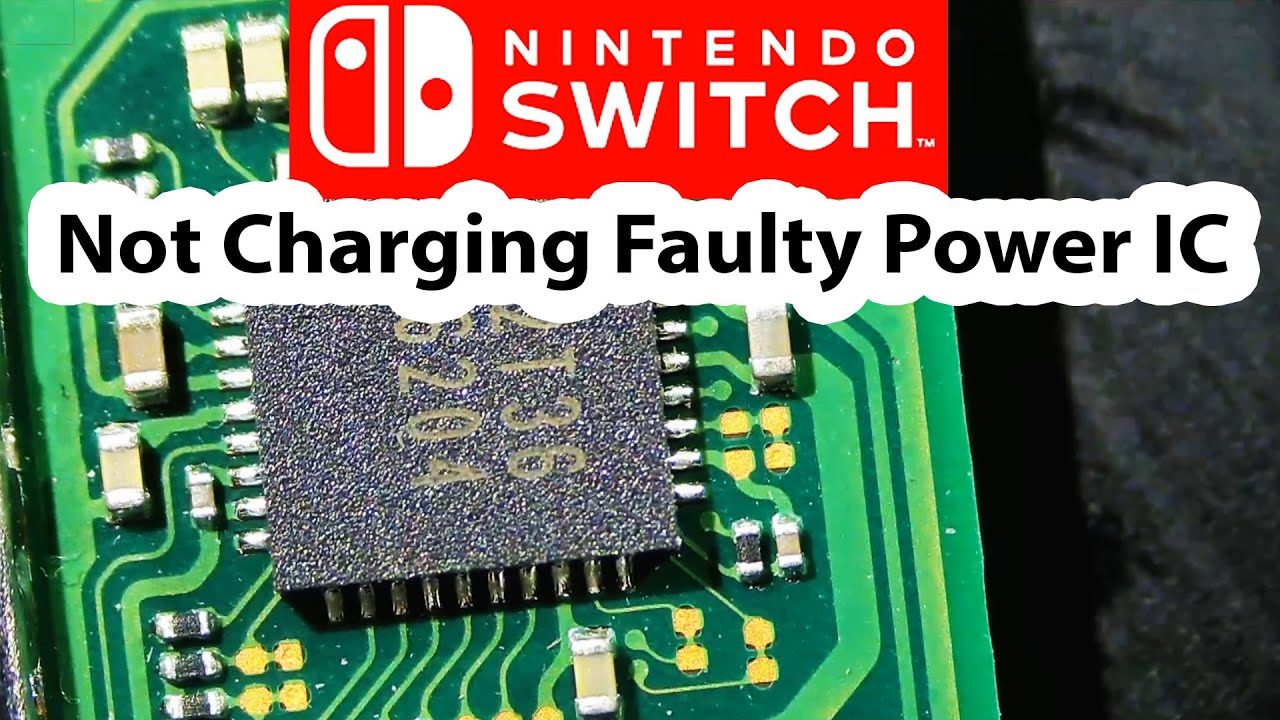 Nintendo Switch Not charging Repair- Motherboard Power IC short