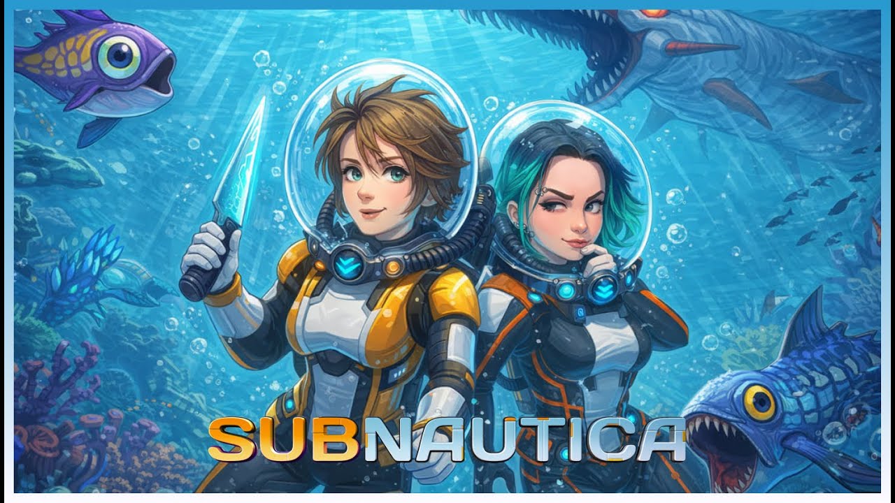 Финишная прямая с @vika_karter. Subnautica с коопным модом