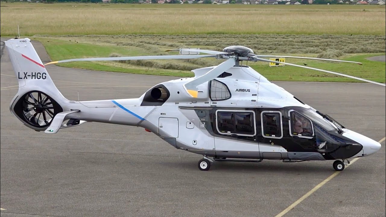 Airbus H160 | Startup & Takeoff at Nancy Essey Airport #helicopter #aviation #video #engineering