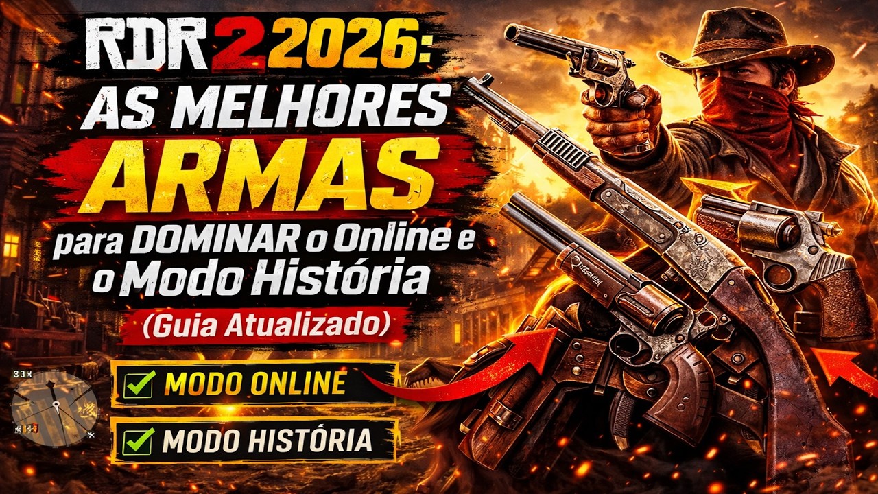AS MELHORES ARMAS DE RDR2 - 2025
