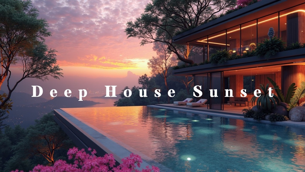 Deep House Music - Закатные vibes Роскошный бассейн Lounge Mix ~ Chillout House Set