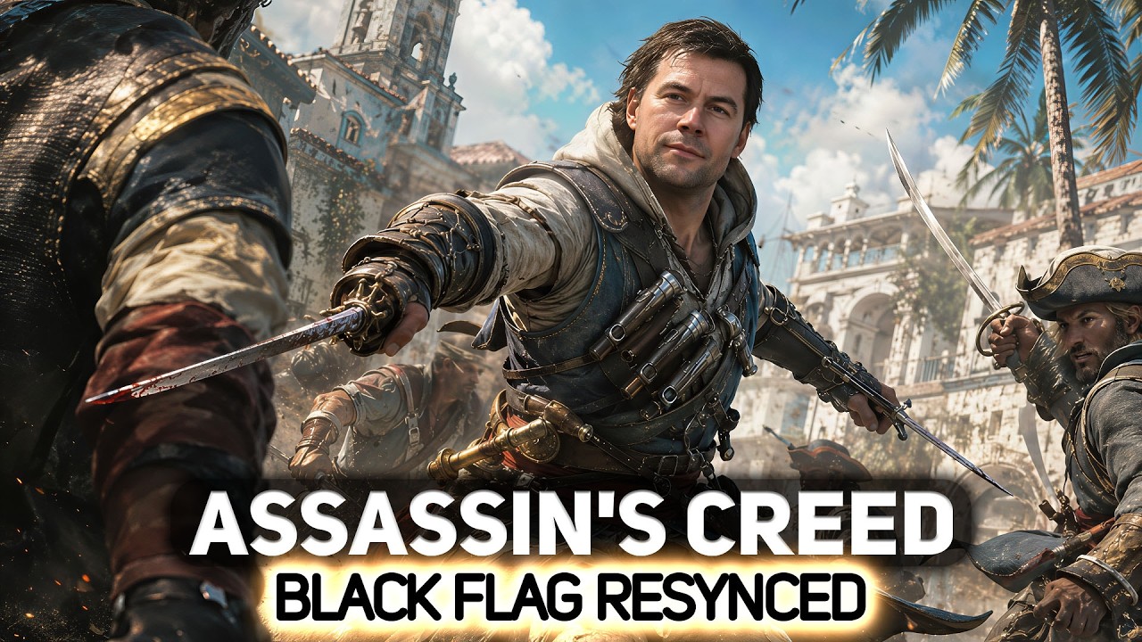 Ремейк легендарной игры 🏴&zwj;☠️ Assassin&rsquo;s Creed Black Flag Resynced [PC 2026]