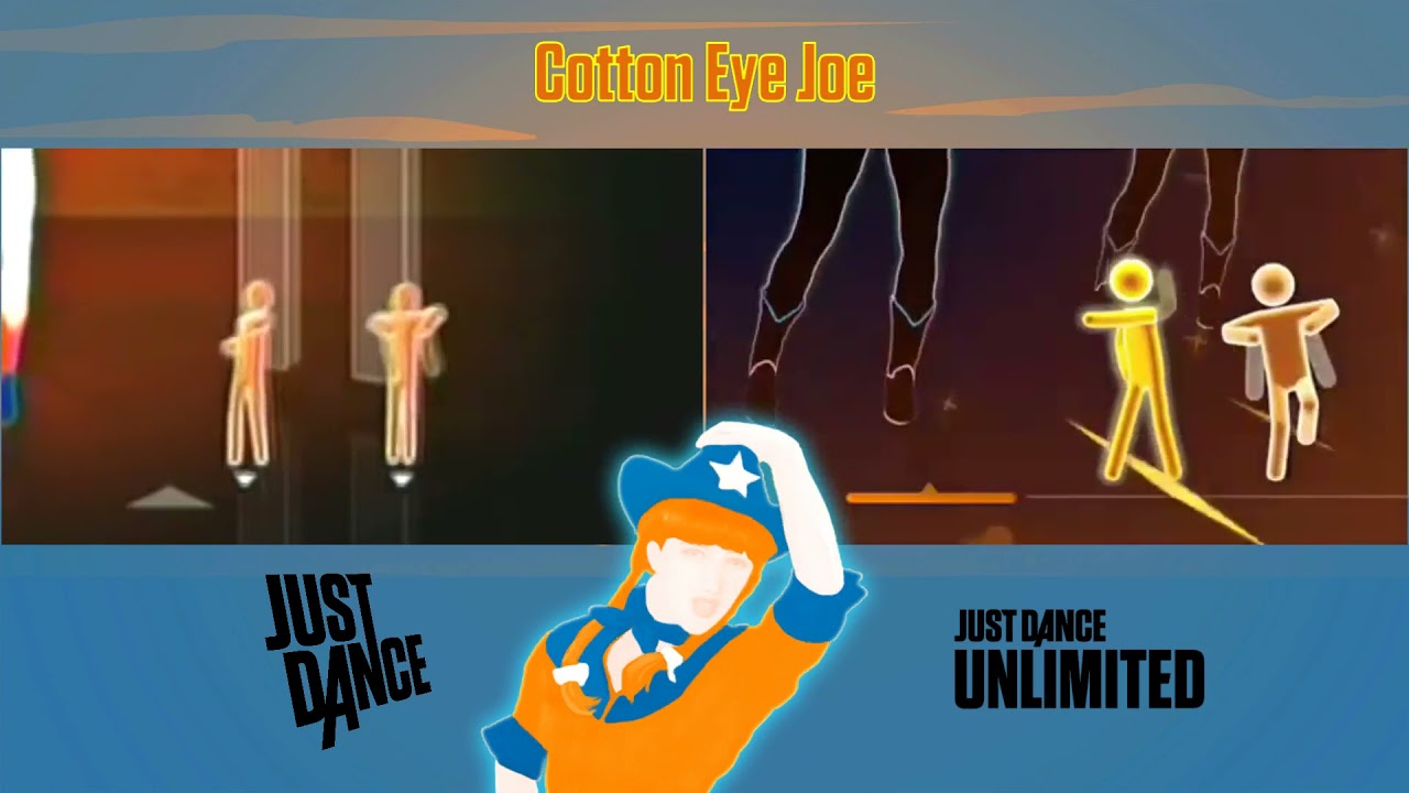 Just Dance - Pictograms Comparison | Cotton Eye Joe
