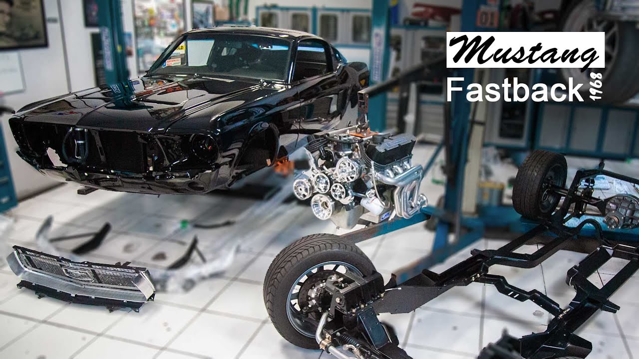 MUSTANG FASTBACK 1968 V8 detalhes desse projeto raro I Nando SA