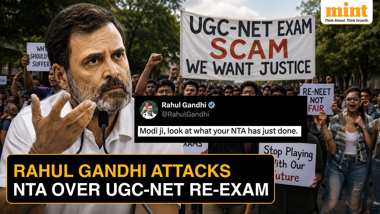 Rahul Gandhi Questions Testing Body After 20,000+ UGC-NET Candidates Asked To Retake Exams