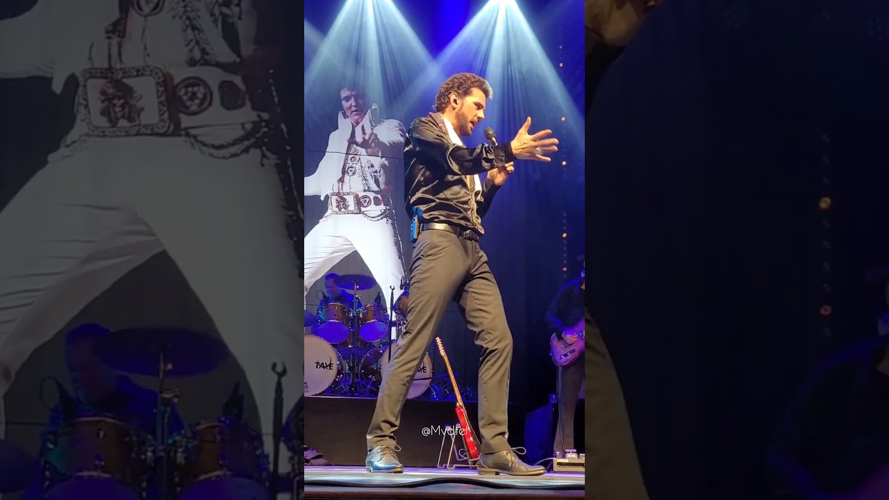 Bouke singing My way to honour Elvis at the Blauwe kei theatre in Veghel 9/5/25 #boukescholten