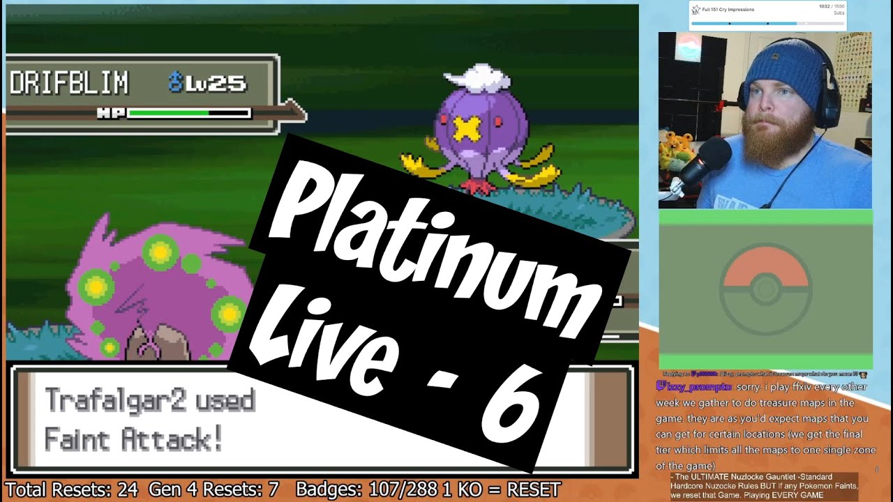Platinum Revenge Tour. Deatless Nuzlocke Gauntlet!