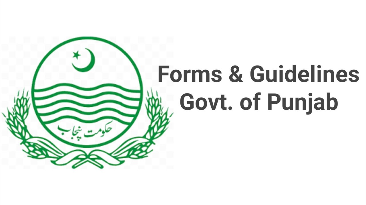 Pension forms and guidelines of the govt. of the Punjab
