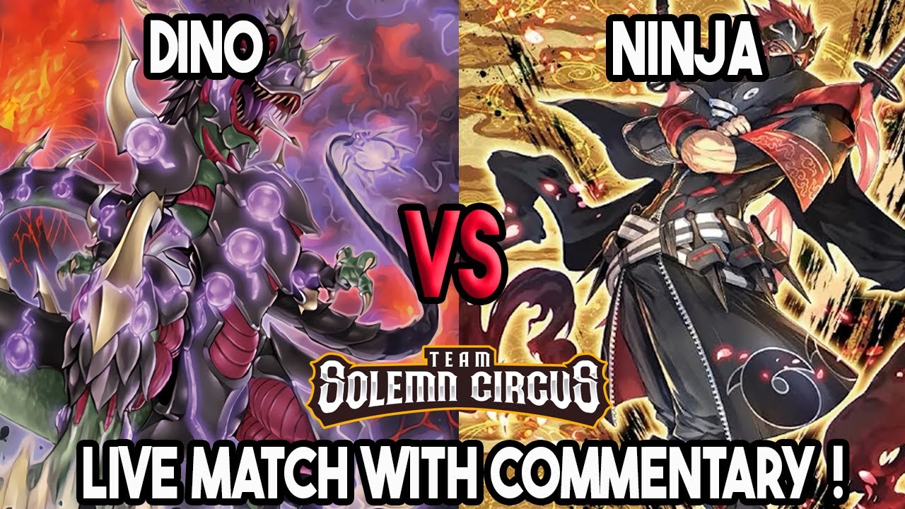 Dino VS Ninja : Yu-Gi-Oh! Locals Feature Match | Live Duel