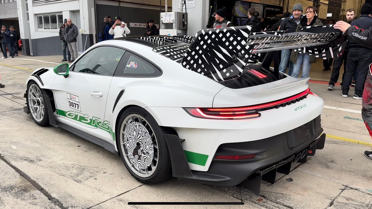 Porsche 992 GT3 RS MR 6:3x min Nürburgring Nordschleife Test Manthey Kit