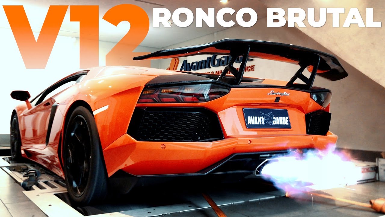 Lamborghini Aventador com um dos roncos mais BRUTAIS em um V12!