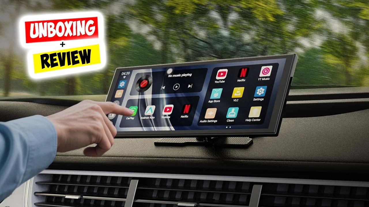 Portable Car Display: Apple CarPlay & Android Auto Made Easy