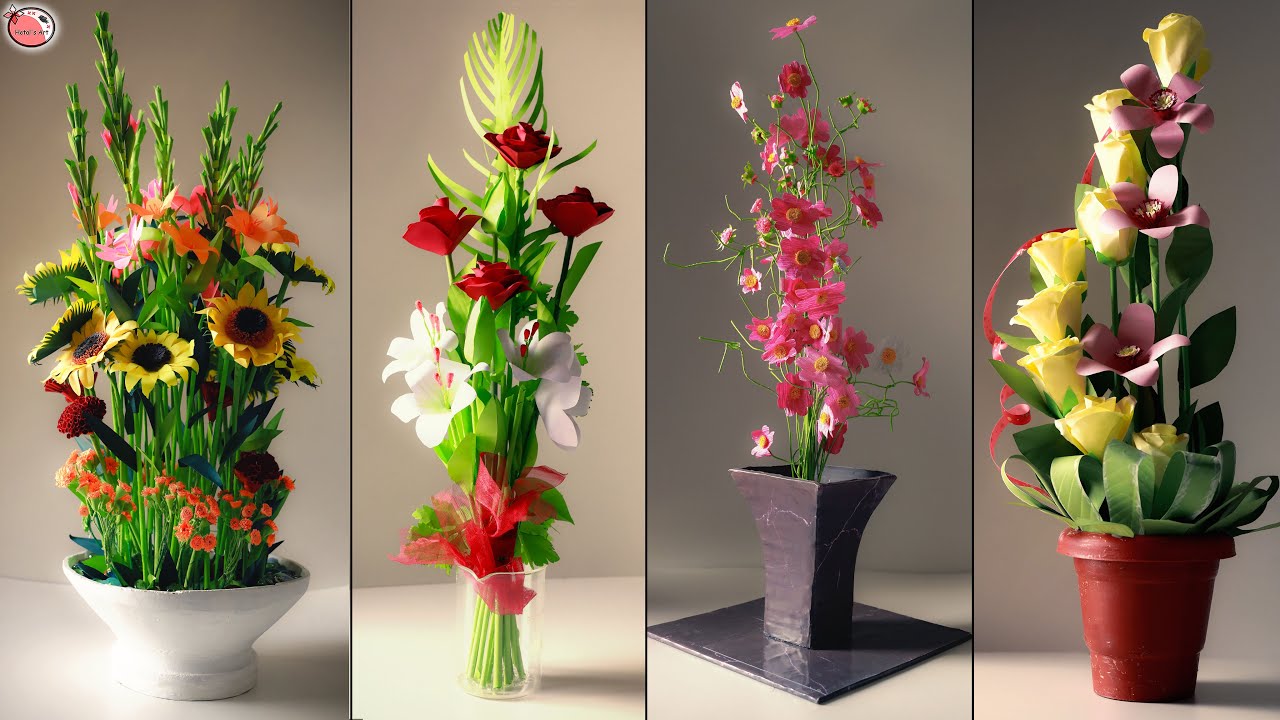 DIY Flower Decor! Paper Room Decorating Ideas | New Style