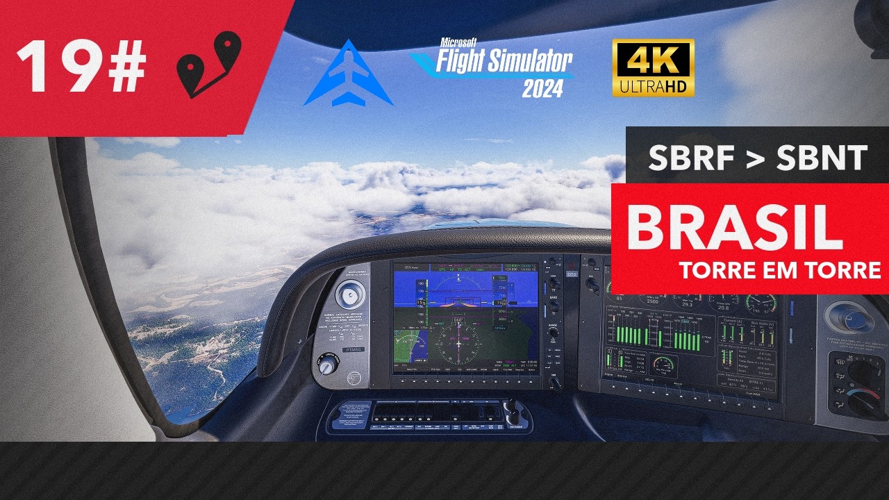 MSFS 2024 | SBRF x SBSG | BRASIL DE TORRE EM TORRE - VATSIM/IVAO EP19#