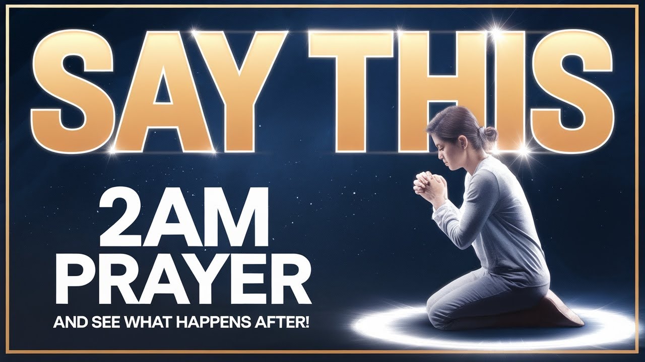 How to Pray When You Wake Up At 2am | Powerful Protection Prayer (Christian Motivation)